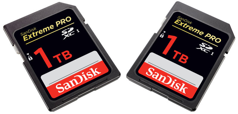 Фото - SanDisk показала первую в мире SD-карту объемом 1 ТБ