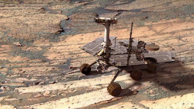 Фото - Марсоход «Оппортьюнити» пережил уже восьмую зиму на Красной планете